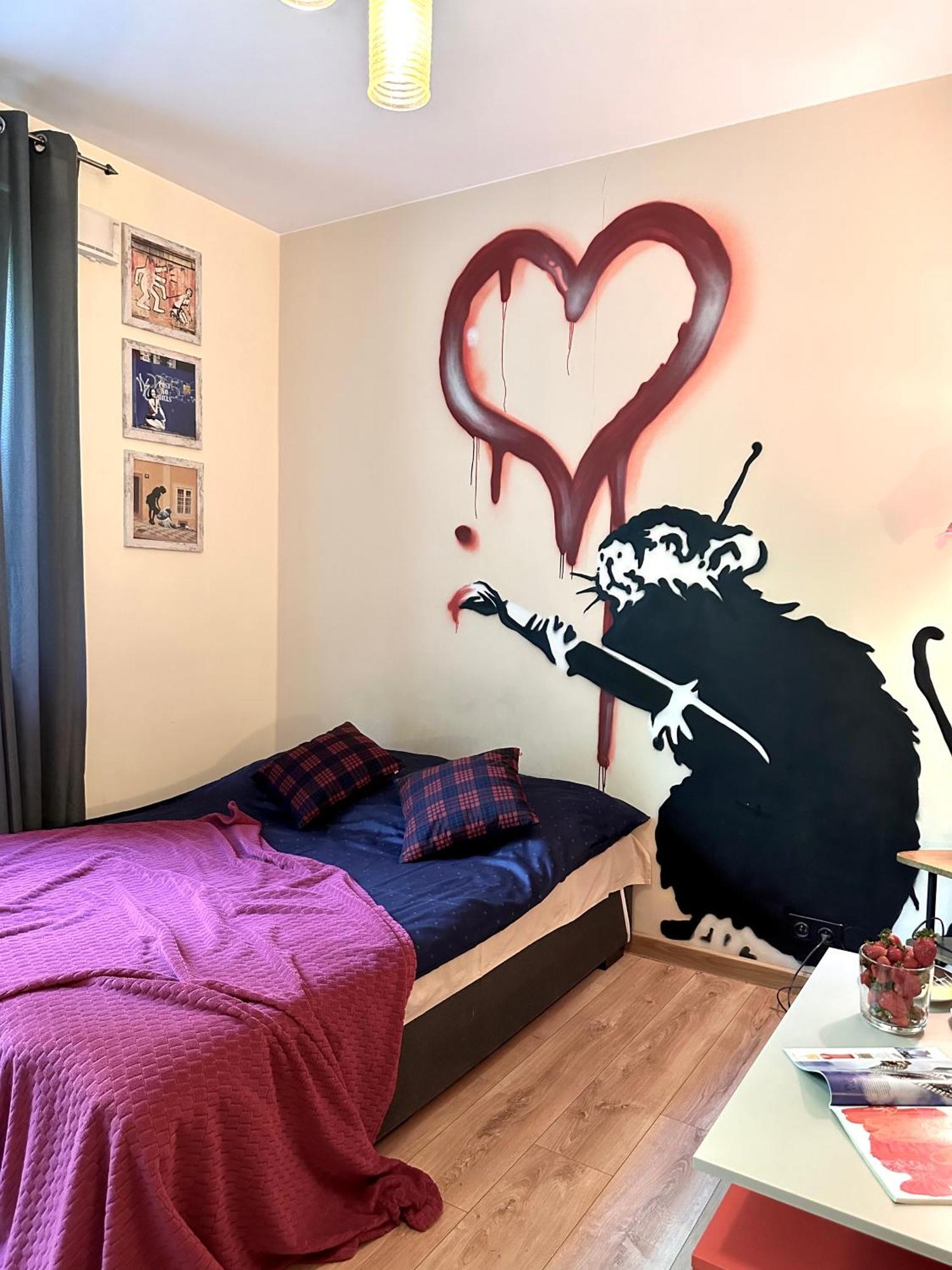 Ferienwohnung "Banksy" Art Warschau Exterior foto