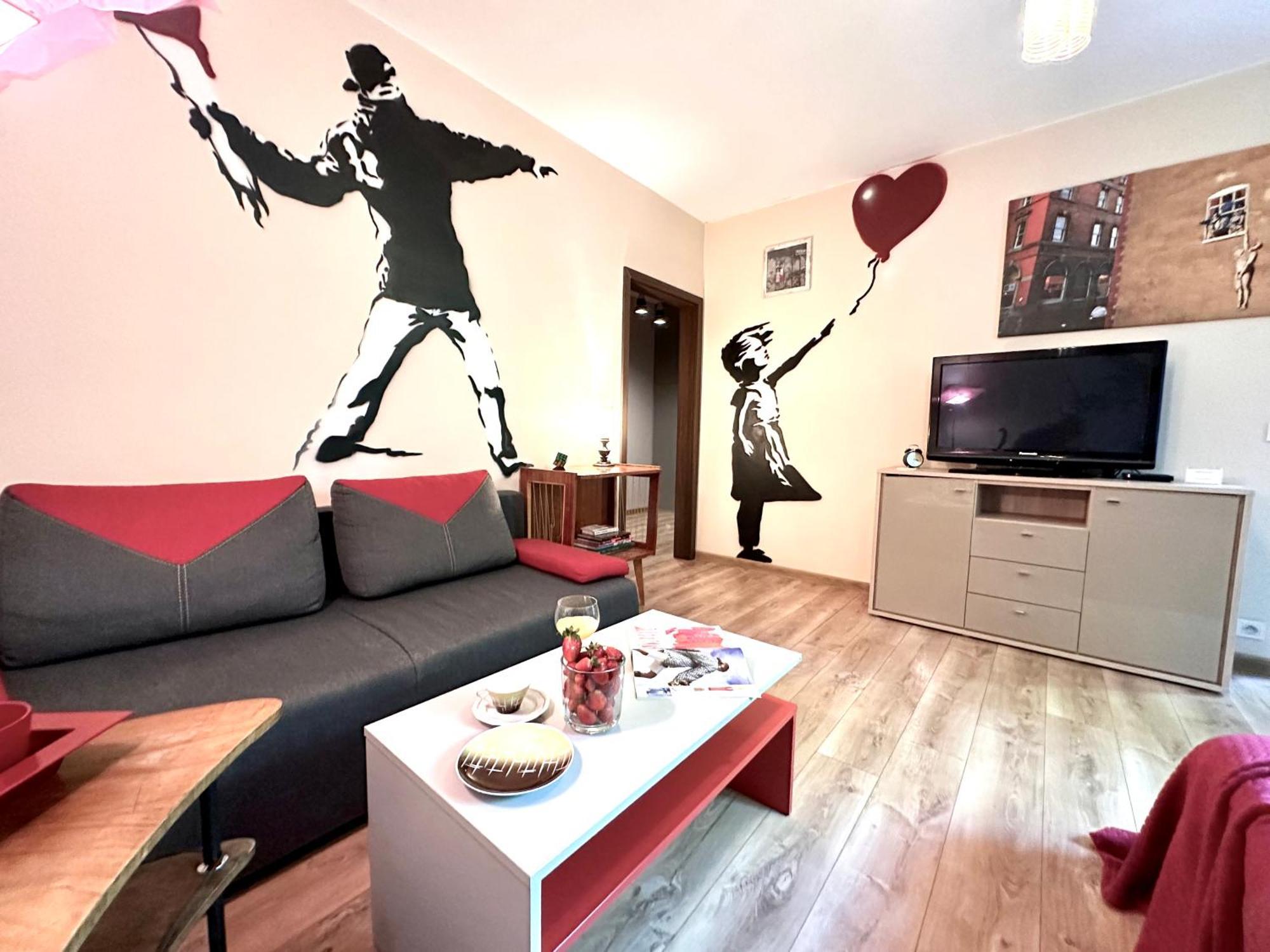 Ferienwohnung "Banksy" Art Warschau Exterior foto