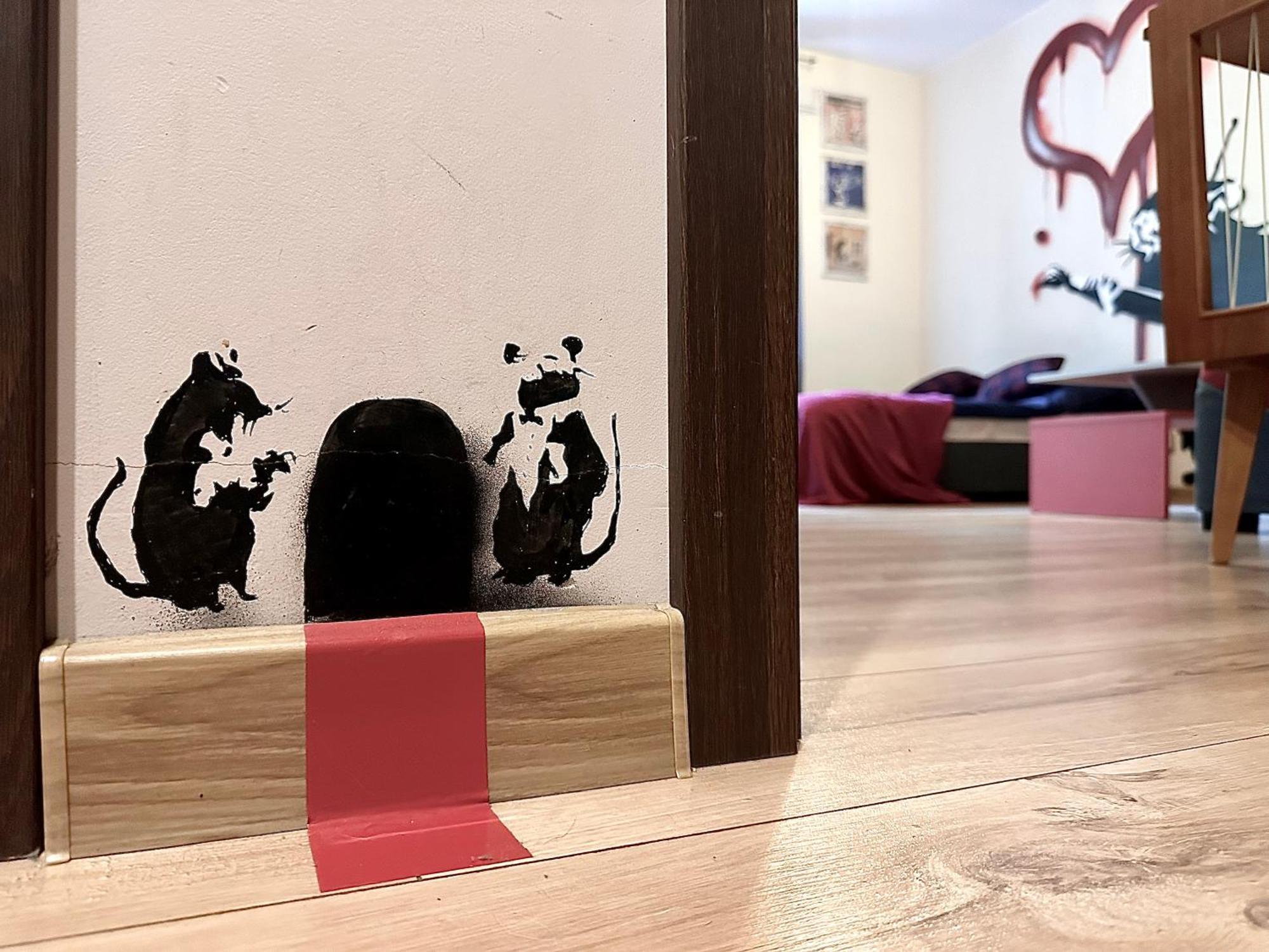 Ferienwohnung "Banksy" Art Warschau Exterior foto