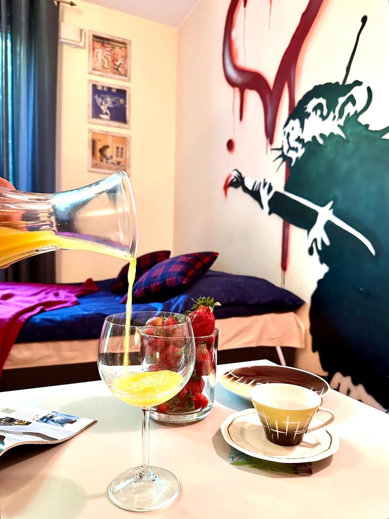 Ferienwohnung "Banksy" Art Warschau Exterior foto